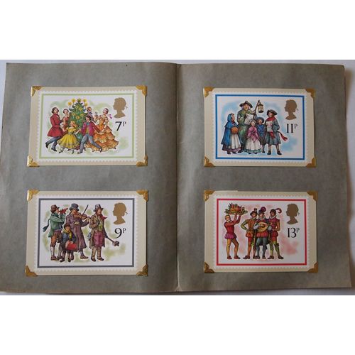 PHQ FDC card set in slot folder Christmas 1978