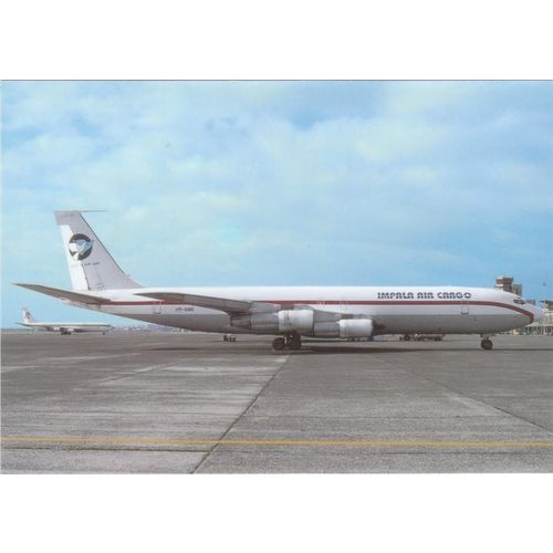 Impala Air Cargo Boeing B707 351 Civil Aviation Postcard (A13093)