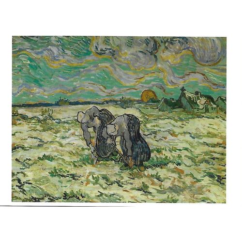 The Weeders, Saint-Rémy-de-Provence (1890) (Vincent van Gogh).