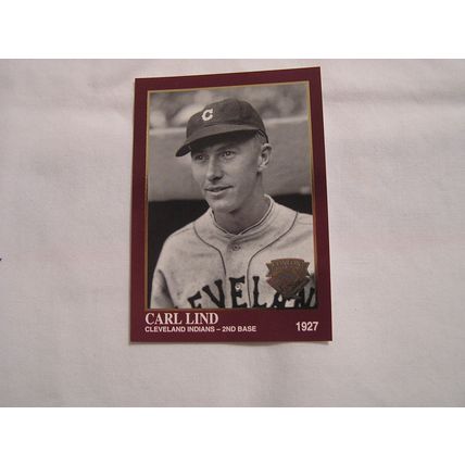Carl Hooks Lind 1994 The Sporting News Conlon Collection BURGUNDYNO.1262