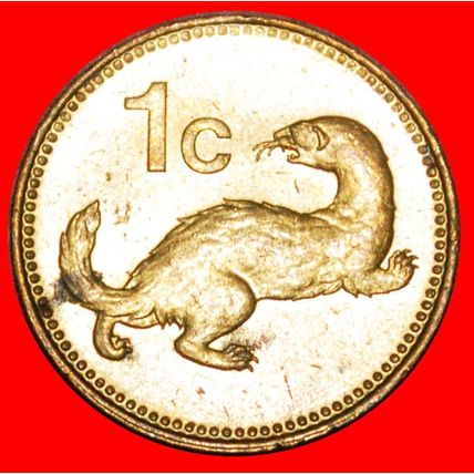 WEASEL (1991-2007): MALTA ★ 1 CENT 1991 MINT LUSTRE! LOW START★NO RESERVE