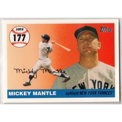 2006 Topps Mickey Mantle Home Run History baseball card #MHR177