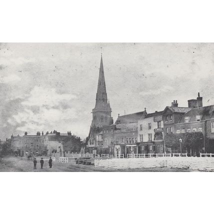 Number 18 Market Place Victorian Romford Essex in 1890 Postcard