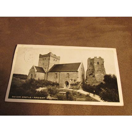 1906 fr Postcard- The Ancient church @ Dover Castle - Kent