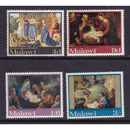 MALAWI 1968 XMAS / CHRISTMAS SET MNH SG305-8