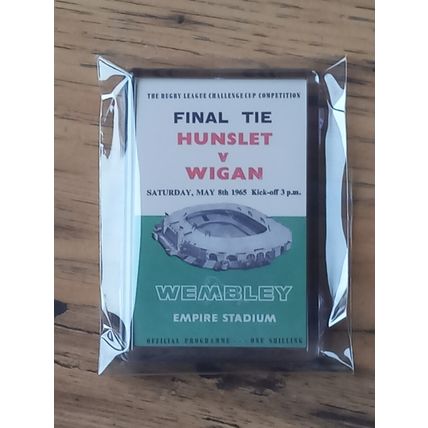 1965 Rugby League Challenge Cup Final fridge magnet - Hunslet vs Wigan
