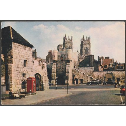 Bootham Bar, York, Yorkshire, 1964 - J Arthur Dixon Postcard