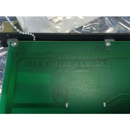 NEW SIEB & MEYER K256961,CSS90 STATION I/O,43.01.05.2 BOARD,BT