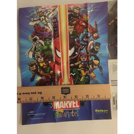 Marvel Minimates Mini 11x8 Mini Poster, Figure Guide & Mini Comic