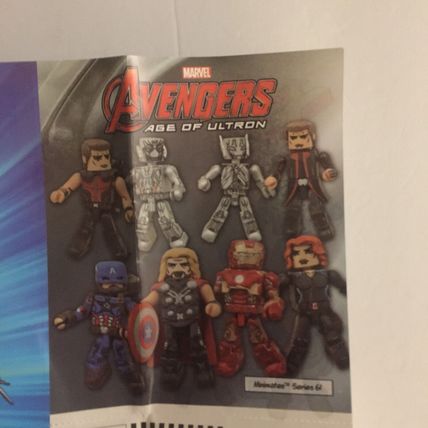 Marvel Minimates Mini 11x8 Mini Poster, Figure Guide & Mini Comic