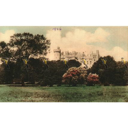 Castle, Arundel, Sussex, Rare Townsend's Postcard, 1926