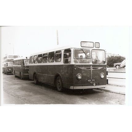 Black & White Photo of Silcox Motor Coach Co. Ltd. of Pembroke Dock - NBX 310