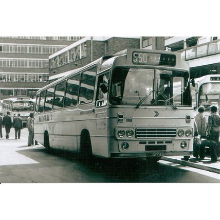 Black & White Photograph of United Counties Omnibus Co. Ltd. - MRP 227P