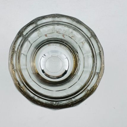 Canadian Club C.C. EST 1858 Clear 7oz Shot Glass by Libbey Heavy Gold Rim