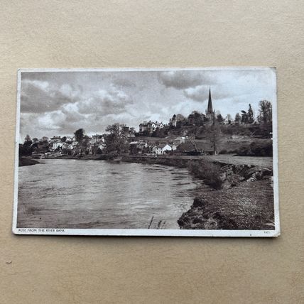 Ross from River Bank Wye postcard GC UNUSED