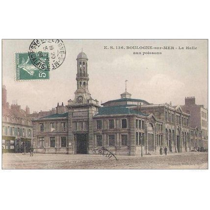 62 - Boulogne-sur-Mer - la halle aux poissons