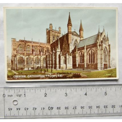 1955 postcard Chester Cathedral from S.E.