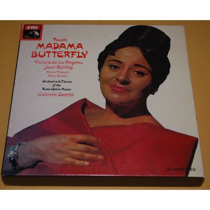 Puccini - MADAMA BUTTERFLY BOX SET- Victoria de los ANGELES JUSSI BJORLING - EMI