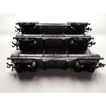 HORNBY DUBLO MECCANO JOB LOT BOGIE BOLSTER PLATE 0LAYERS LINE SIDE SET OF 3