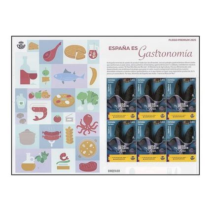 Spain 2025 [SLL] MPP Spain is: Gastronomy (MNH)