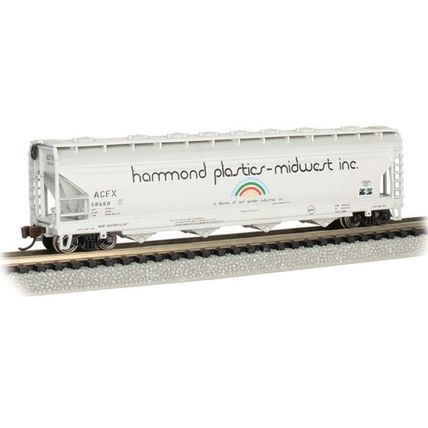Bachmann USA 17563 ACF 56' 4-Bay Center-Flow Hopper Hammond N Gauge - NEW