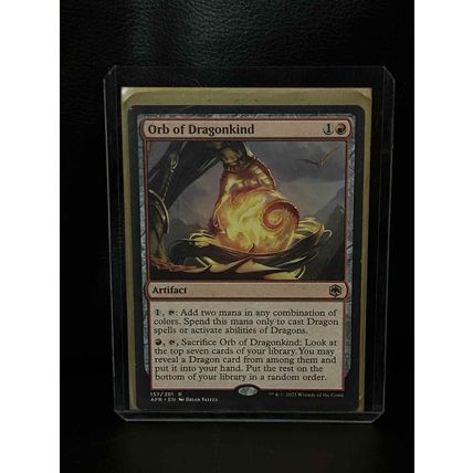 Orb of Dragonkind Adventures in the Forgotten Realms Magic: the Gathering Tradin