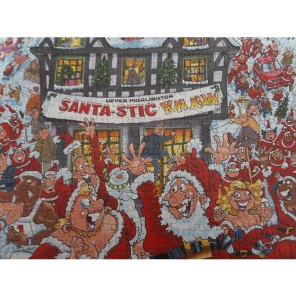 WASGIJ JIGSAW PUZZLE 1000 PIECES CHRISTMAS 2 PUZZLES SANTA DASH NUMBER 19