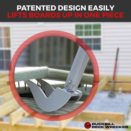 The Original Deck Wrecker Deck Board Removal Tool. Heavy-Duty Professional-Grade