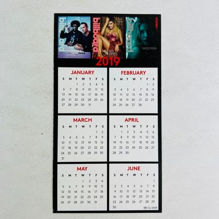 Billboard Magazine 2018/2019 Calendar Cards