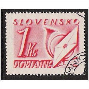 Po Mi 30: 1 Ks. carmine-rose Postage Due Stamp.