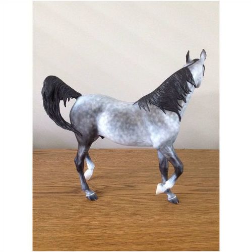 ARTIST RESIN TRADITIONAL NAHAR DARK DAPPLE GREY BY SARAH ROSE AND ED GONZALES