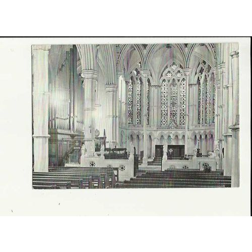 Hampshire ANDOVER St Mary's Parish Church Interior Postcard