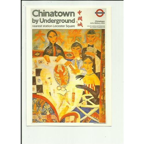 Advertising CHINATOWN Postcard by London Transport Museum (LTM 310)