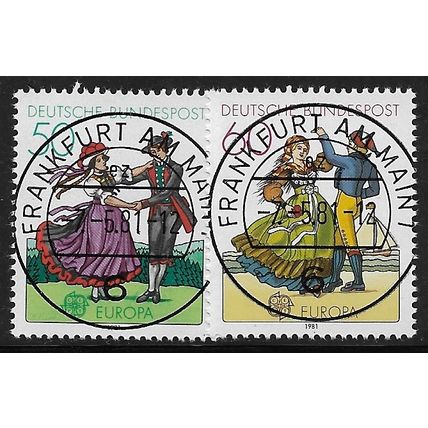 1981 Michel 1096/1097 - first day cancels