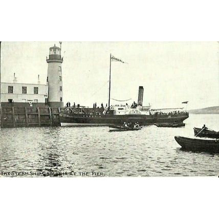 Scarborough Harbour Commissioners PS CAMBRIA Postcard (Dainty Series)