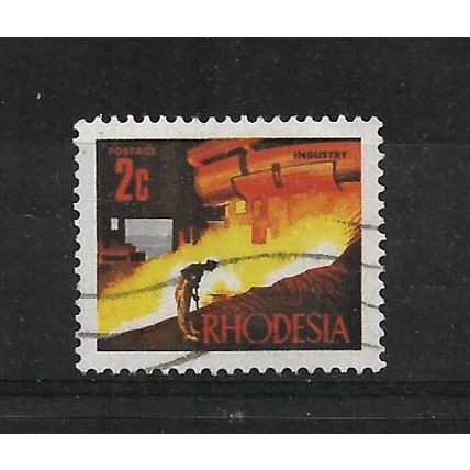 Rhodesia.SG440 2c Pouring Molten Metal.Fine Used.Aug21a