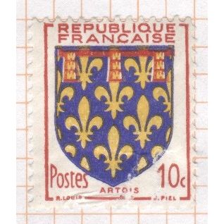 France 1951 - 0.10c - Artois Arms - used