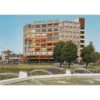 Euro Hotel Leeuwarden Holland 1980s Postcard