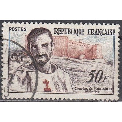 France 1959 Michel 1230 O Cote (2008) 0.65 € Charles de Foucauld apôtre Sahara