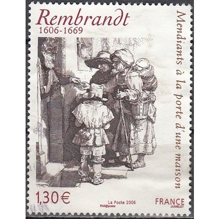 France 2006 Michel 4176 O Cote (2008) 2.60 € Rembrandt Mendiants Cachet rond