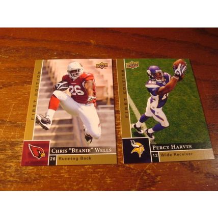 2009 Upper Deck, 9-Rc Cards, STAFFORD/McCOY/MATHEWS, ++