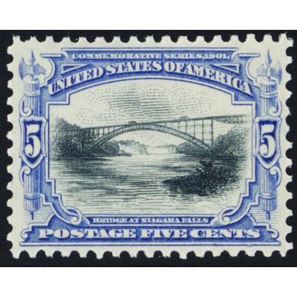 297, Mint NH 5¢ VF Centering - Very Fresh! * Stuart Katz