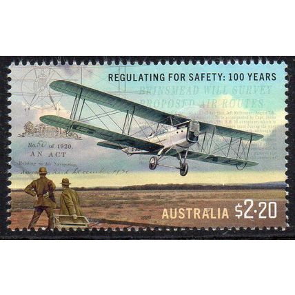 Australia 2020 Civil Aviation - Regulating for Safety - 100 Years $2.20 Used