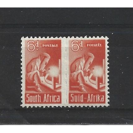 SouthAfrica.SG102 6d Electric Welding Pair.Mounted Mint.Aug25