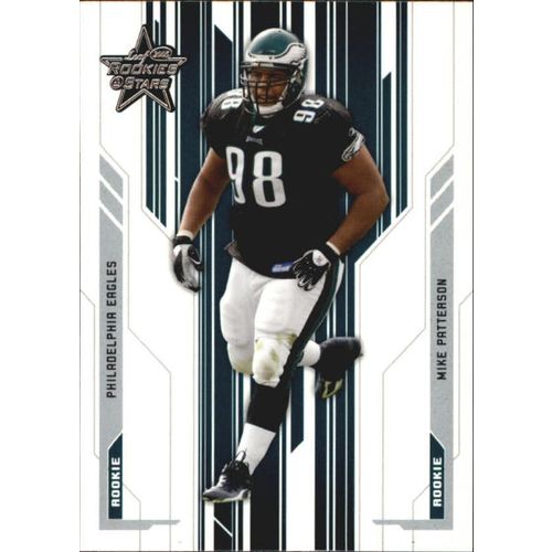 2005 Leaf Rookies & Stars Football Mike Patterson ROOKIE