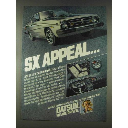 1978 Datsun 200 SX Ad - SX Appeal