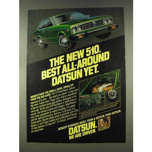 1978 Datsun 510 Hatchback Ad - Best All-Around Yet
