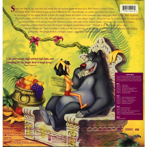JUNGLE BOOK DISNEY CAV LASERDISC RARE