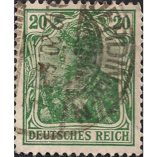 GERMANY, EMPIRE, Germania, green 1920, 20