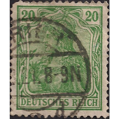 GERMANY, EMPIRE, Germania, green 1920, 20, #2
